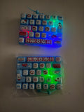 Fidget clavier bleu XL