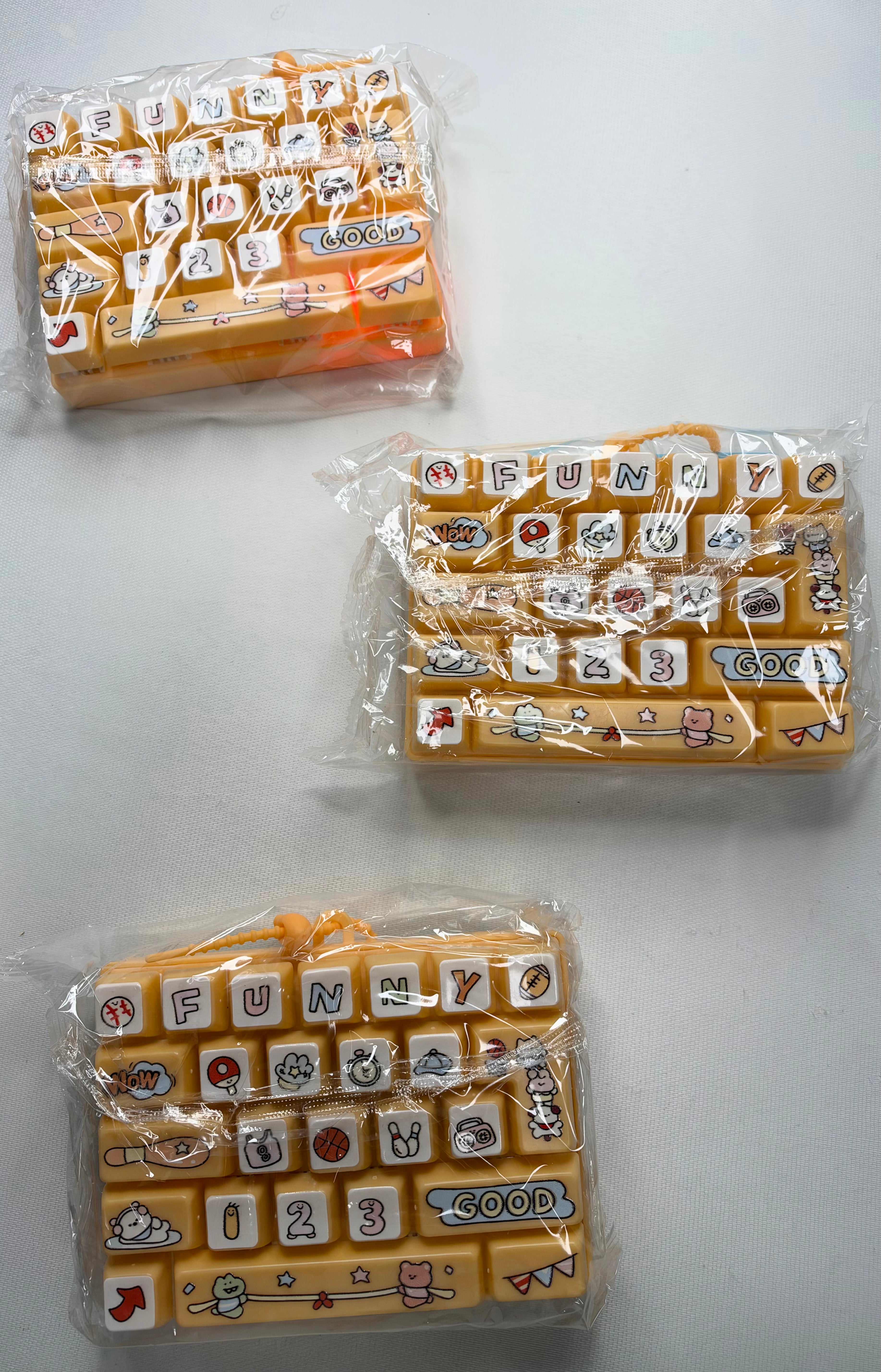 Fidget clavier XL orange