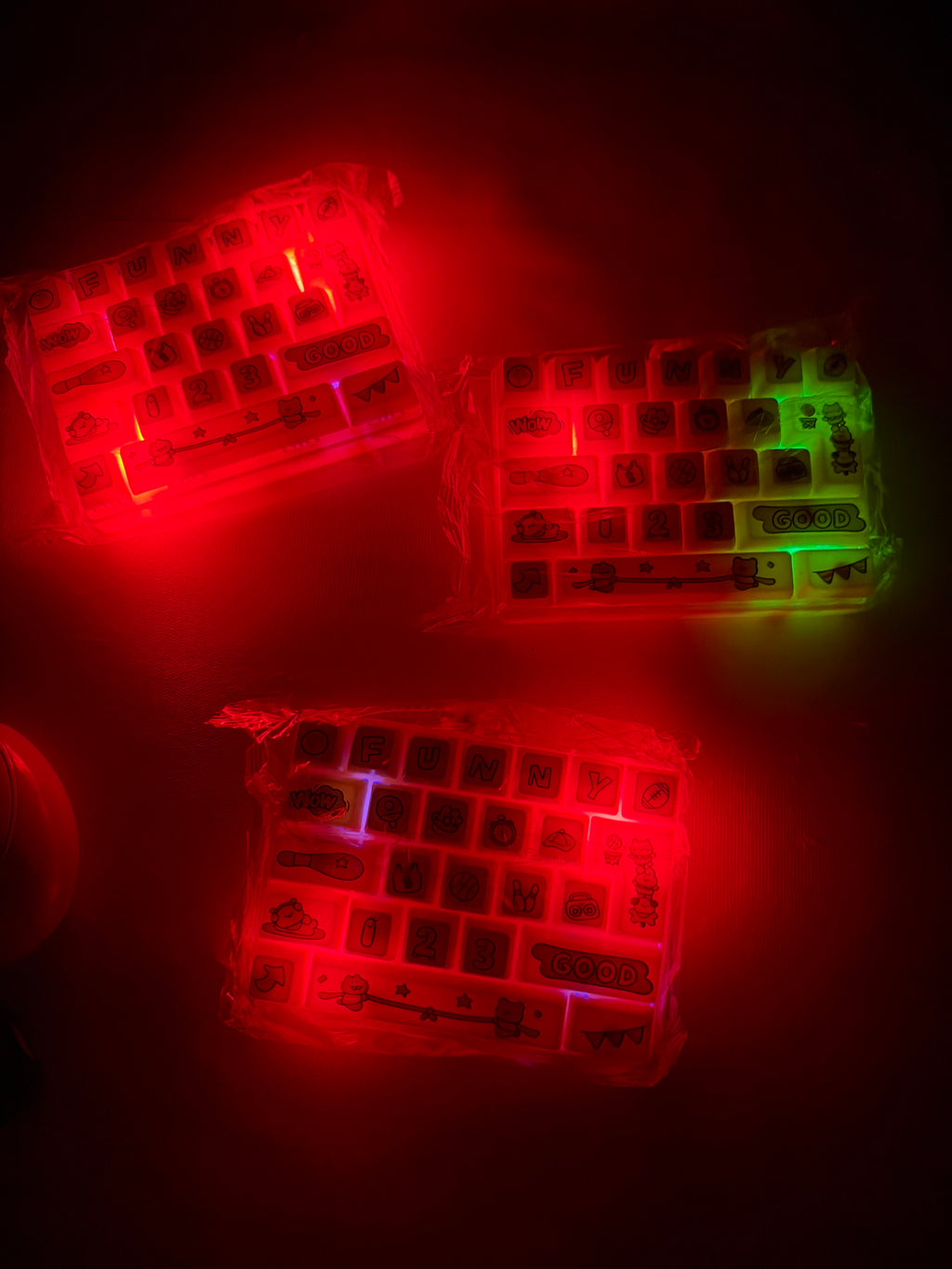 Fidget clavier XL orange