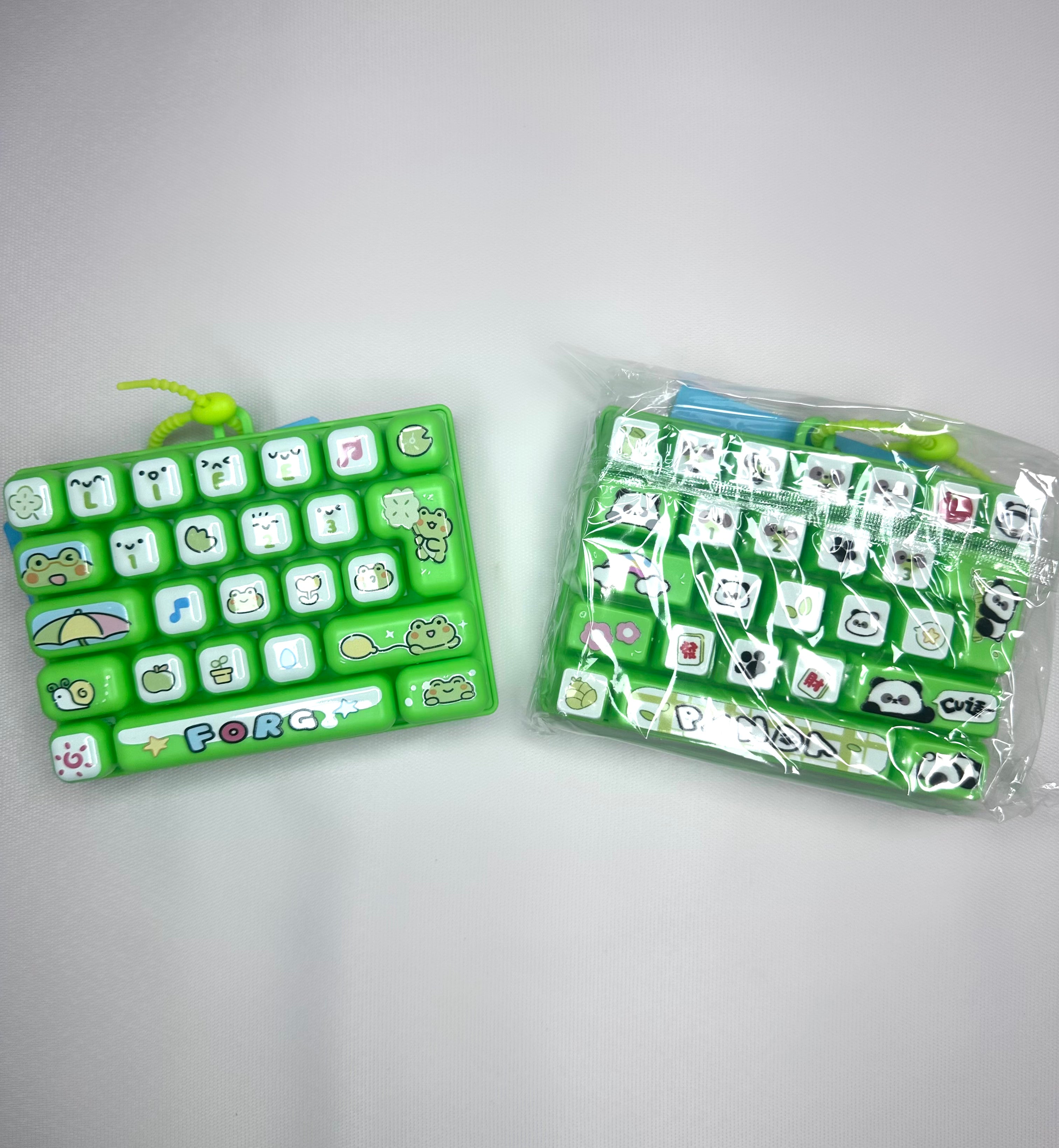 Fidget clavier vert XL