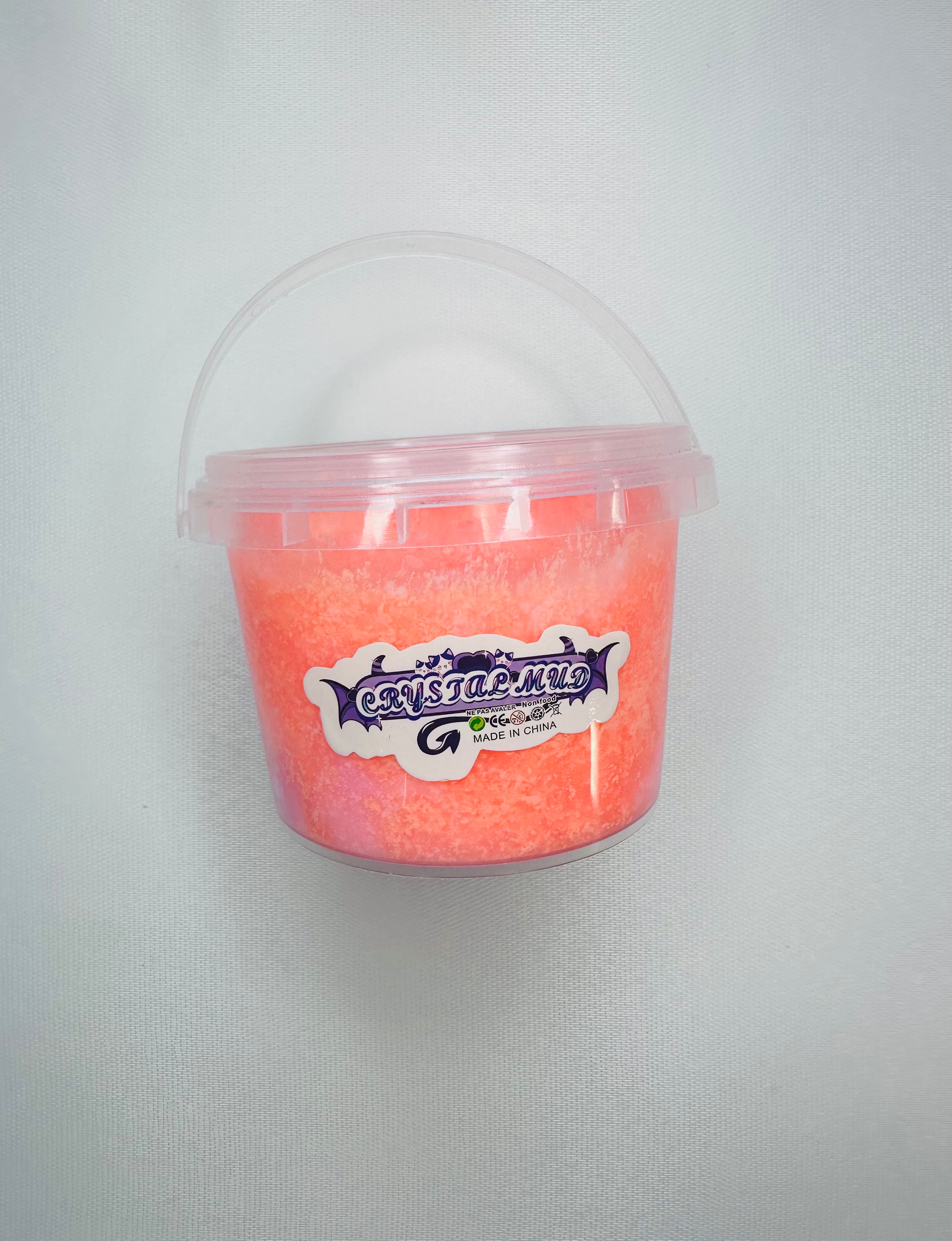 Slime pot orange et rose