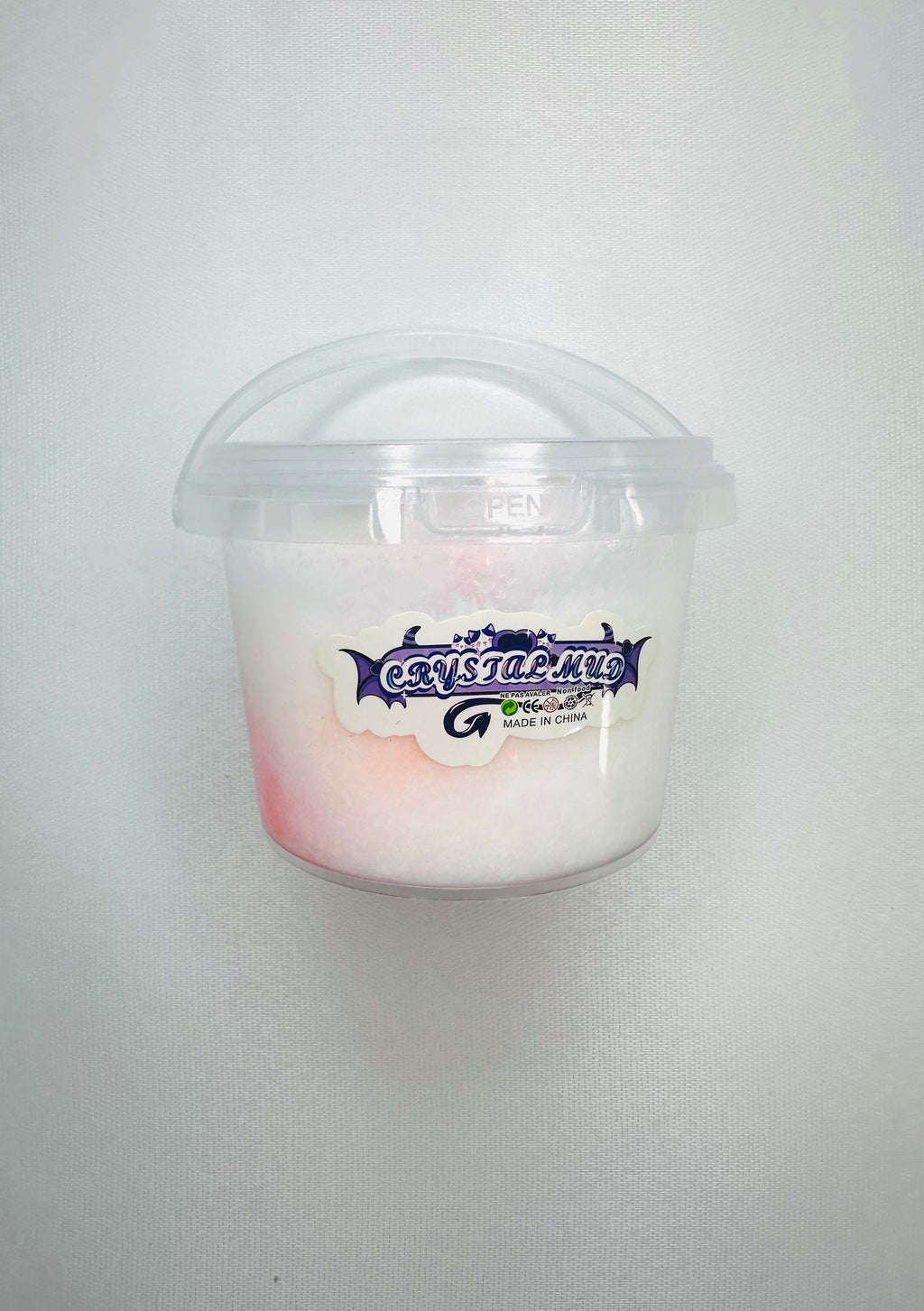 Slime pot blanc et orange
