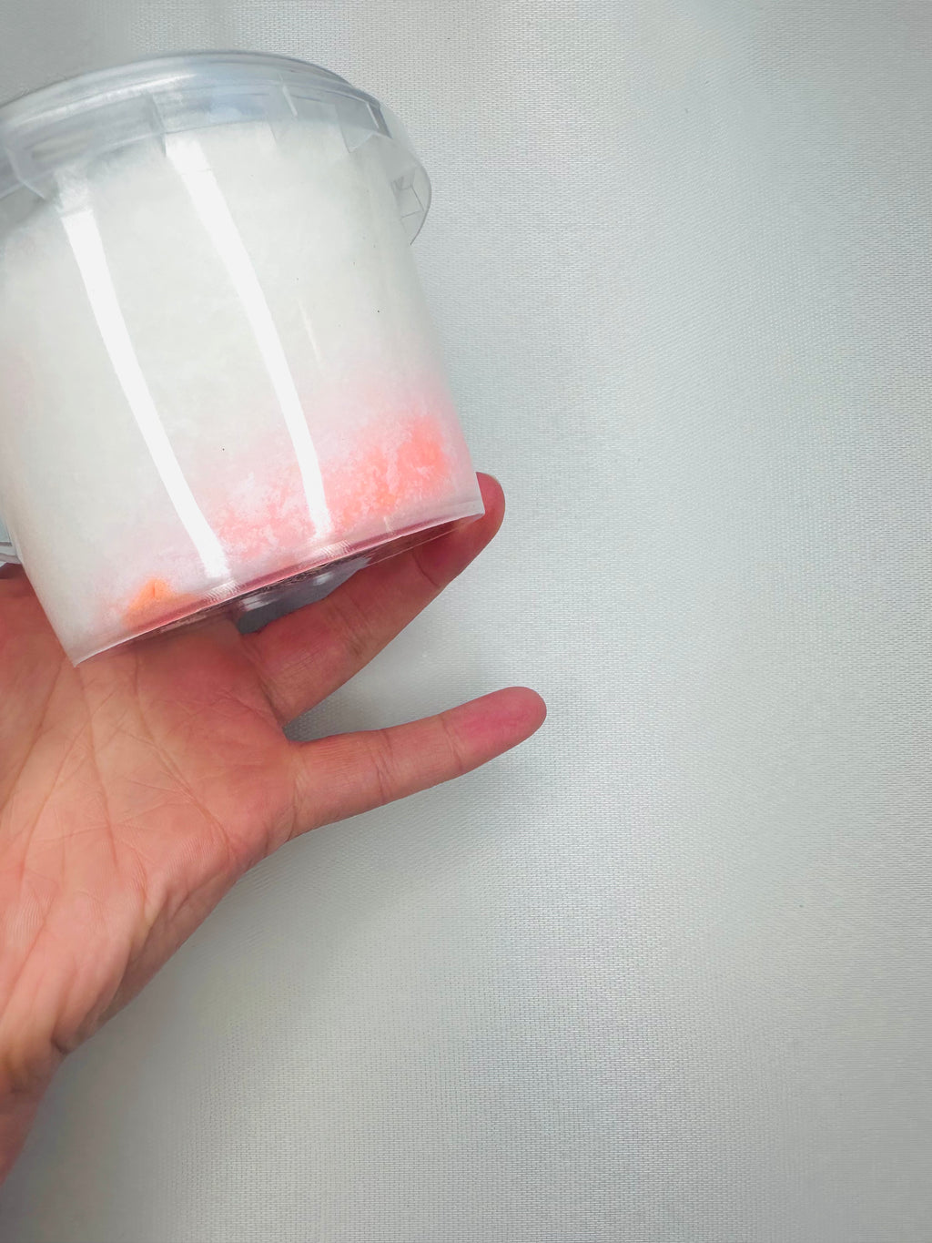 Slime pot blanc et orange