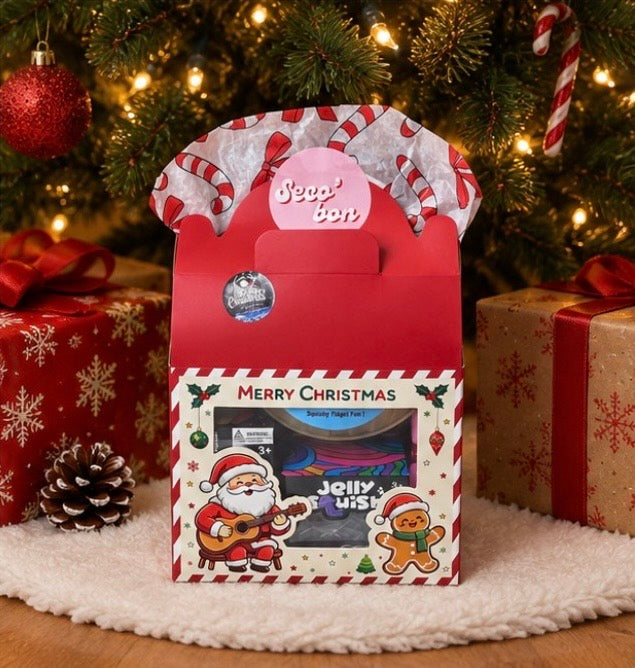 Grande boîte cadeau Noël