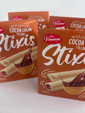 STIXIS bâtonnets fourrés au chocolat / cacao