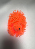 Chien lumineux orange extensible